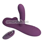 Вибратор для клитора и точки G с подогревом Pretty Love Luka, фиолетовый - Фото №1