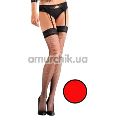 Комплект Gabriella Garter Set Blue Night, красный: чулки + пояс - Фото №1
