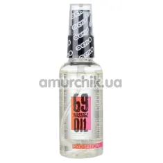Массажное масло с возбуждающим эффектом Egzo 69 Massage Oil Excitation - древесный, 50 мл - Фото №1