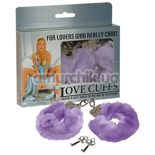 Наручники Handschellen Love Cuffs фиолетовые