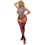 Комбинезон Star Night Sexy Gradient Bodystocking, черно-голубой - Фото №3