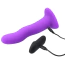 Вібратор для точки G Virgite Fantasy Dildos Vibrating Silicone Dildo Sweet, фіолетовий - Фото №3