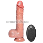Вибратор с толчками Loveshop Thrust Master, телесный - Фото №1