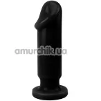 Анальна пробка Rubicon Evil Dildo Plug L, чорна - Фото №1