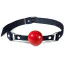 Кляп Feral Feelings Silicon Ball Gag, красно-черный - Фото №1