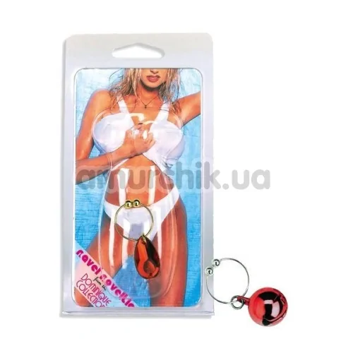 Украшение для пупка Navel Noveltic with Red Bell, красное