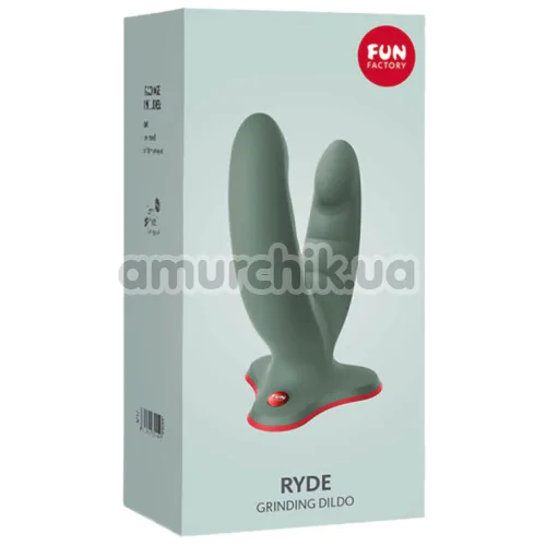 Подвійний фалоімітатор Fun Factory Ryde, зелений