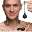 Ерекційне кільце-підвіска з обважнювачем Master Series Cock Dangler, чорне - Фото №5