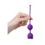 Вагінальні кульки A-Toys Pleasure Balls 764013-6, фіолетові - Фото №3