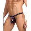Трусы-стринги мужские Star Night Men's Leopard G-String, черно-розовые - Фото №1
