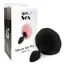 Анальная пробка с черным хвостиком Art Of Sex Silicone Butt Plug Rabbit Tail M, черная - Фото №3