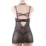 Комплект Star Night Nightgown Sheer Mesh Babydoll, чорний: пеньюар + трусики-стрінги - Фото №10