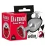 Анальная пробка с красным кристаллом Diamond Anal Plug Medium, серебряная - Фото №6