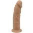 Фалоімітатор Silexd Premium Silicone Dildo Model 2 Size 6, карамельний - Фото №1