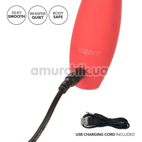 Клиторальный вибратор Red Hot Flare, красный