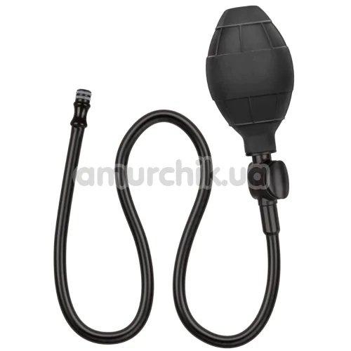 Анальный расширитель Weighted Silicone Inflatable Plug Large, черный