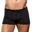 Труси чоловічі Microfiber Striped Low-Rise Boxer, чорні - Фото №3
