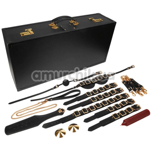 Бондажный набор Taboom Desires Masterpiece Bondage Case 11 PCS, черный
