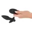 Анальная пробка с вибрацией Black Velvets Remote Controlled Butt Plug, черная - Фото №7