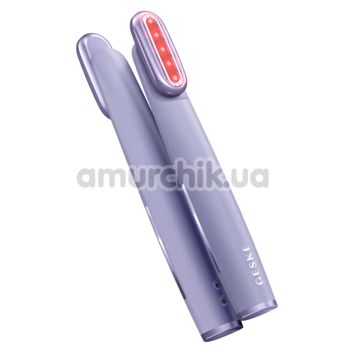 Ліфтинг-масажер для обличчя з поворотною голівкою Geske Skin Firming Wand 7 in 1, бузковий - Фото №1