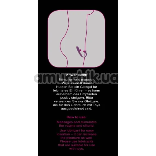 Вібратор кліторальний і точки G Javida Vibe with Clit Stimulator, фіолетовий