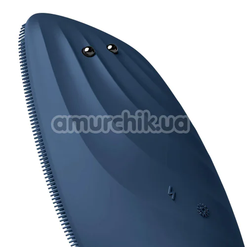 Щетка для лица Geske Sonic Thermo Facial Brush & Face-Lifter 8 in 1, синяя
