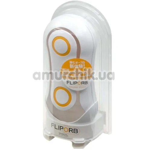 Мастурбатор Tenga Flip Orb Orange Crash, оранжевый