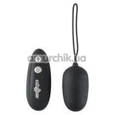 Виброяйцо Ultra Seven Remote Control Egg, черное - Фото №1