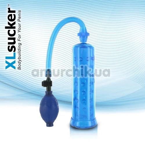 Вакуумная помпа XLsucker Bodybuilding For Your Penis, голубая