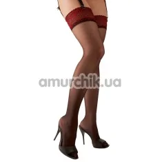 Чулки Cottelli Collection Stockings 2540010, черные - Фото №1