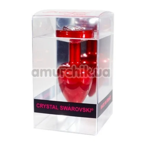 Анальна пробка з кристалом SWAROVSKI у вигляді ока Anni R Eye T2, червона