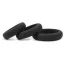 Набір ерекційних кілець Hombre Xtra Stretch Silicone C-Bands, чорний - Фото №3