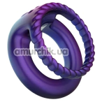 Виброкольцо для члена Hueman Jupiter Vibrating Cock And Ball Ring, фиолетовое - Фото №1