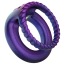 Віброкільце для члена Hueman Jupiter Vibrating Cock And Ball Ring, фіолетове - Фото №1