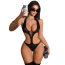 Боди JSY Sexy Lingerie WW7259, черное - Фото №3