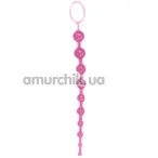 Анальний ланцюжок Oriental Jelly Butt Beads рожевий - Фото №1