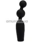 Анальная цепочка с вибрацией Black Mont Vibrating Booty Beads 5.4, черная - Фото №1