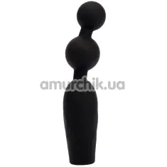 Анальная цепочка с вибрацией Black Mont Vibrating Booty Beads 5.4, черная - Фото №1