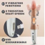 Вибратор с толчками и подогревом Dr. Skin Silicone Dr. Hammer 7, телесный - Фото №22