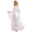 Пеньюар Star Night Sensual Ruffle Night Robe, белый - Фото №3