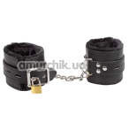 Фіксатори для рук Secret Play BDSM Black Bondage Handcuffs, чорні - Фото №1