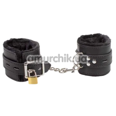 Фіксатори для рук Secret Play BDSM Black Bondage Handcuffs, чорні - Фото №1