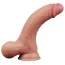 Фалоімітатор LoveToy Sliding-Skin Dong 8.5, тілесний - Фото №3