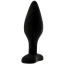 Анальная пробка Alume Silicone Bulb Anal Plug S, черная - Фото №2