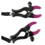 Зажимы для половых губ с вибропулей Bad Kitty Naughty Toys Spreader String With Vibrator, черные - Фото №3