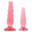 Набір анальних пробок Crystal Jellies Anal Delight Trainer Kit, рожевий - Фото №2