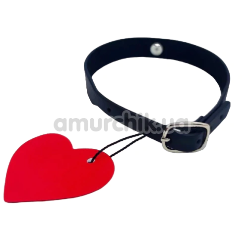 Нашийник DS Fetish Collar With Ring 82, чорний