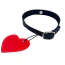 Нашийник DS Fetish Collar With Ring 82, чорний - Фото №2