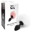 Анальная пробка с белым хвостиком Art Of Sex Silicone Butt Plug Rabbit Tail M, черная - Фото №3