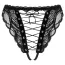 Трусики-стринги Obsessive Sedila, черные - Фото №5